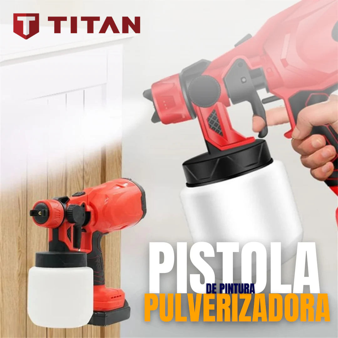 Máquina de Pintar TITAN® – Aplica pintura en minutos – Logra acabados profesionales sin gastar en maestros
