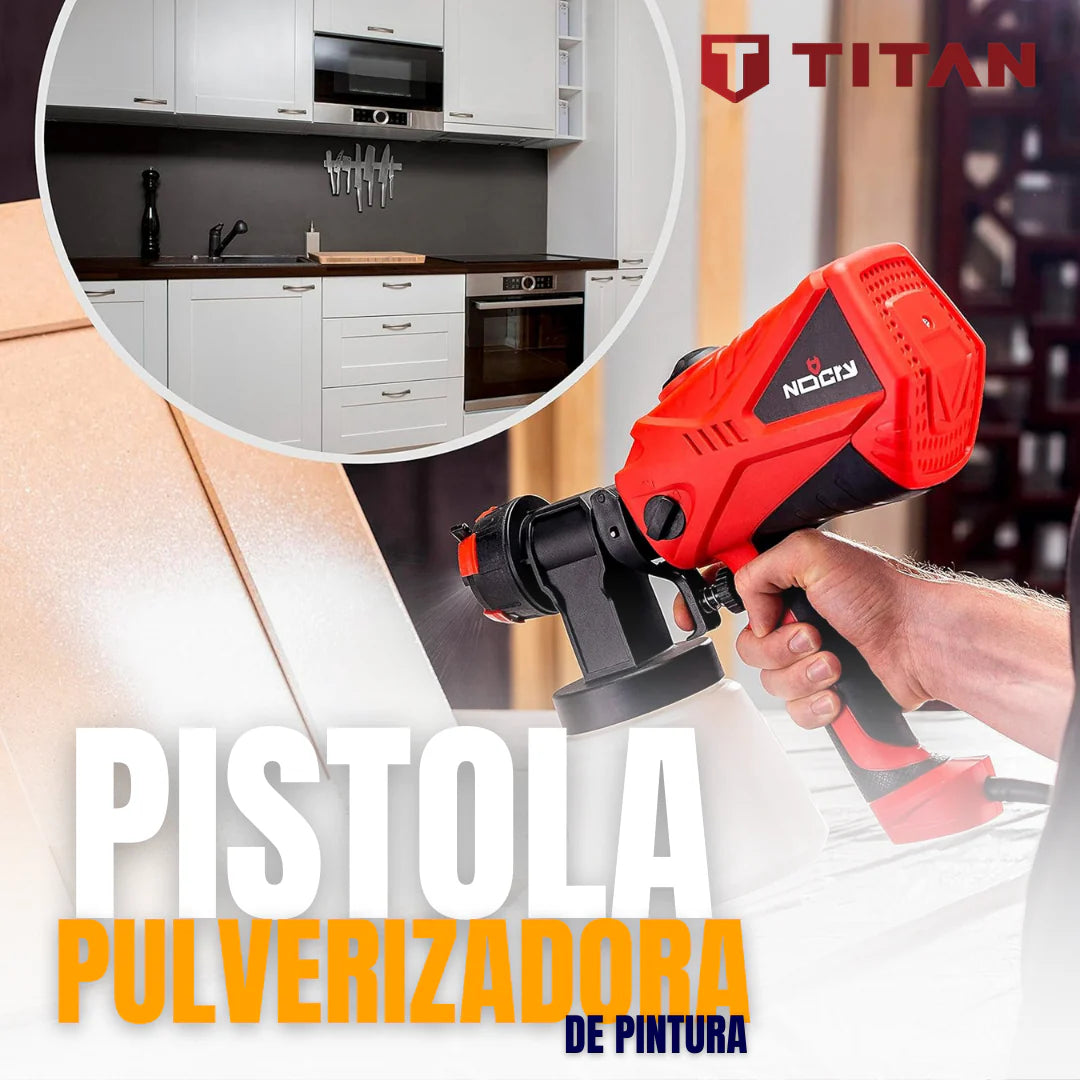 Máquina de Pintar TITAN® – Aplica pintura en minutos – Logra acabados profesionales sin gastar en maestros