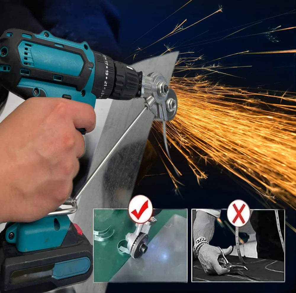 MetalBlade Adapt – Adaptador de Corte Circular – Transforma tu taladro en una herramienta de corte en 30 segundos