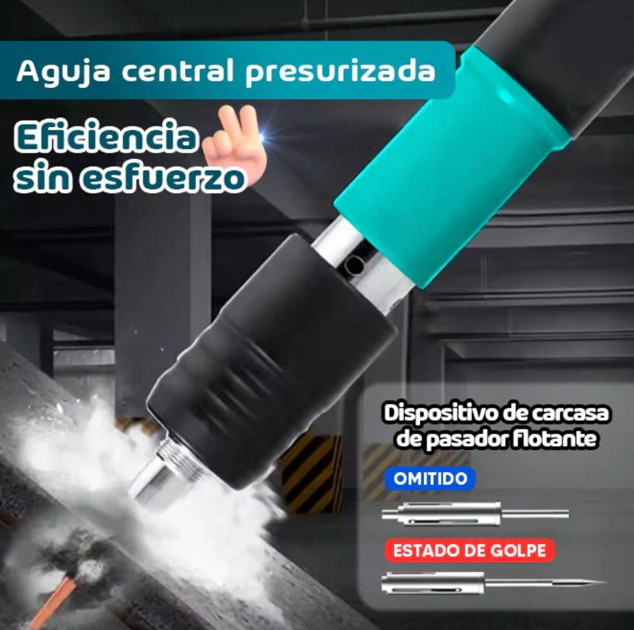 NailBlaster: Pistola Manual De Clavos".