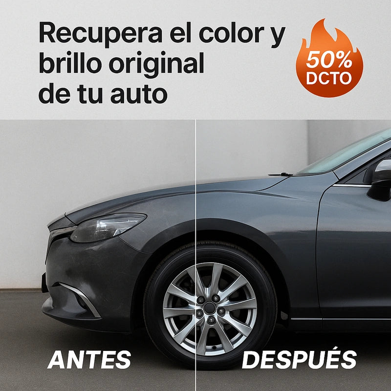 Spray Cerámico 3 en 1 – Protege y Brilla – Mantén tu auto como nuevo por meses, aunque duerma al sol-50% Descuento