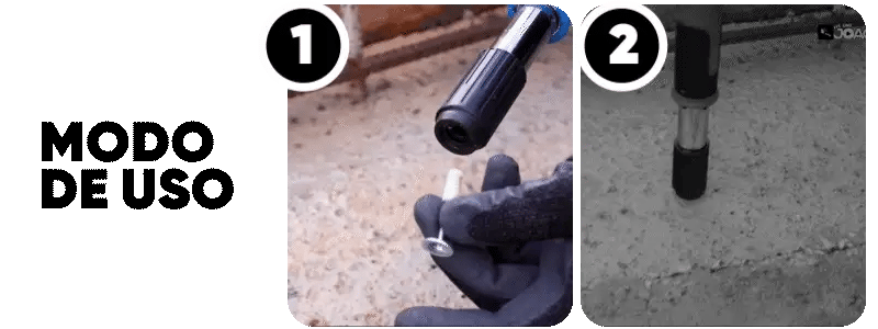NailBlaster: Pistola Manual De Clavos".