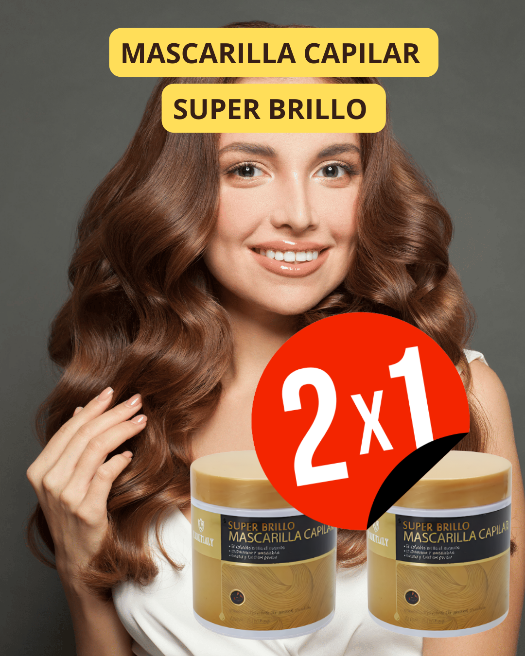 MASCARILLA CAPILAR SUPER BRILLO 2 x 1 🎁