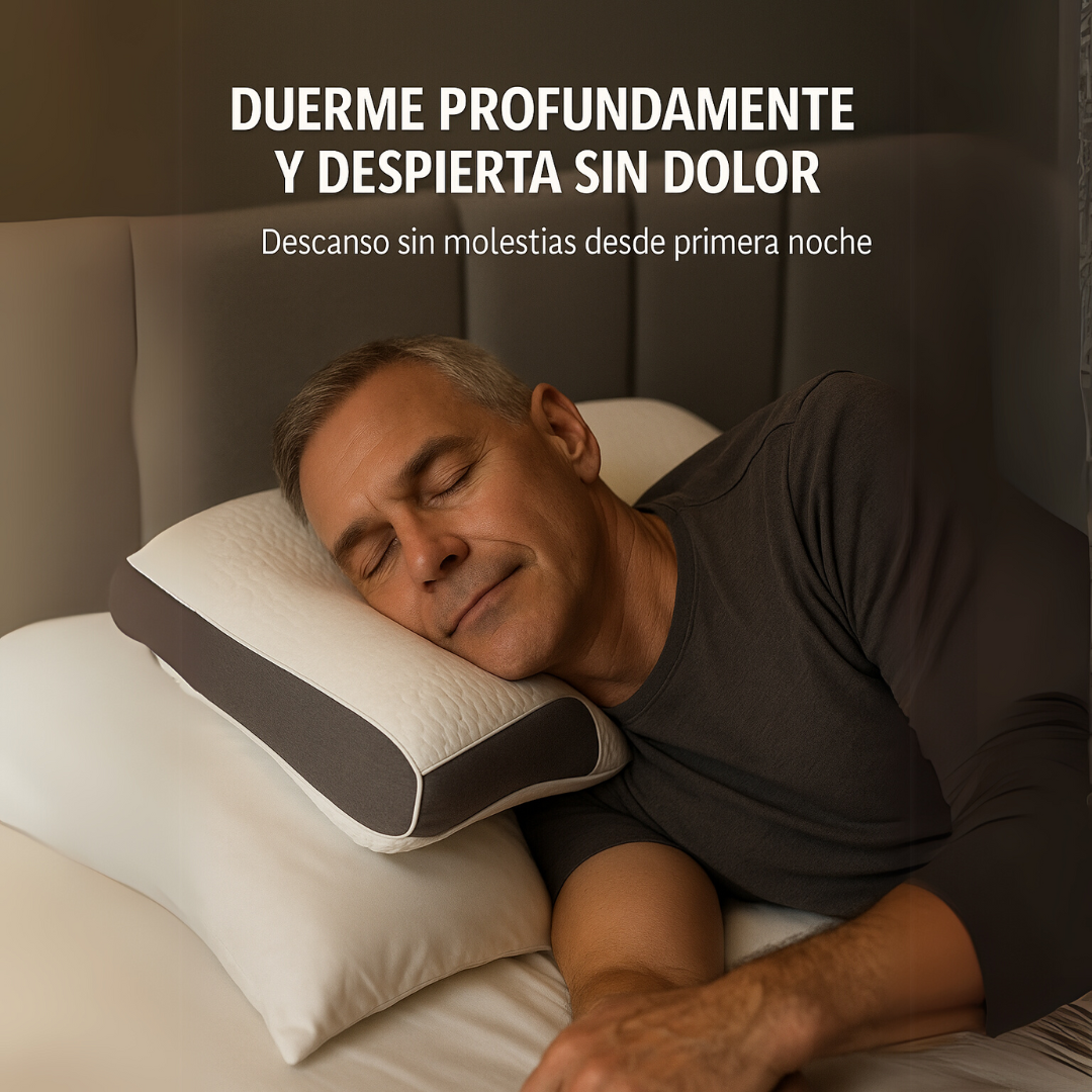 Almohada Cervical – Soporte Premium para Dormir – Elimina rigidez y mejora tu descanso en menos de una semana+ 1 DE REGALO 🎁