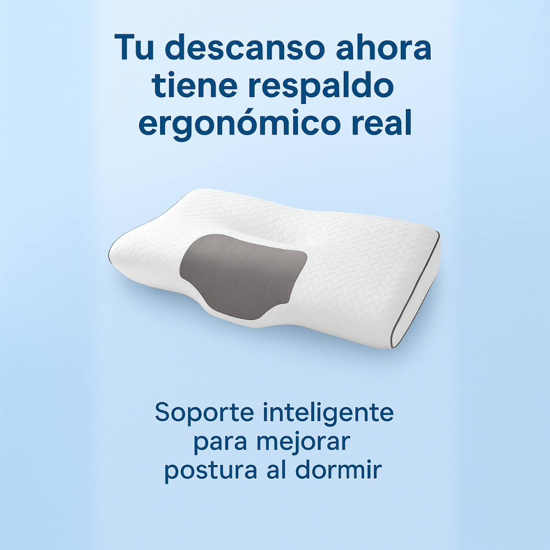 Almohada Cervical – Soporte Premium para Dormir – Elimina rigidez y mejora tu descanso en menos de una semana+ 1 DE REGALO 🎁