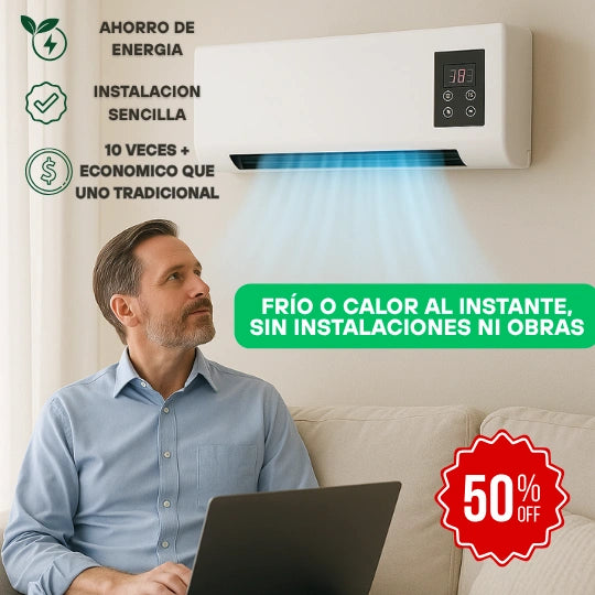 Aire Acondicionado 2en1 – Frío y Calor Instantáneo – Climatiza tu hogar en segundos sin instalación + Regalo