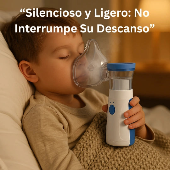 Nebulizador Portátil - Alivia la Respiración - Tranquilidad Respiratoria para tu Hijo en Menos de 5 Minutos