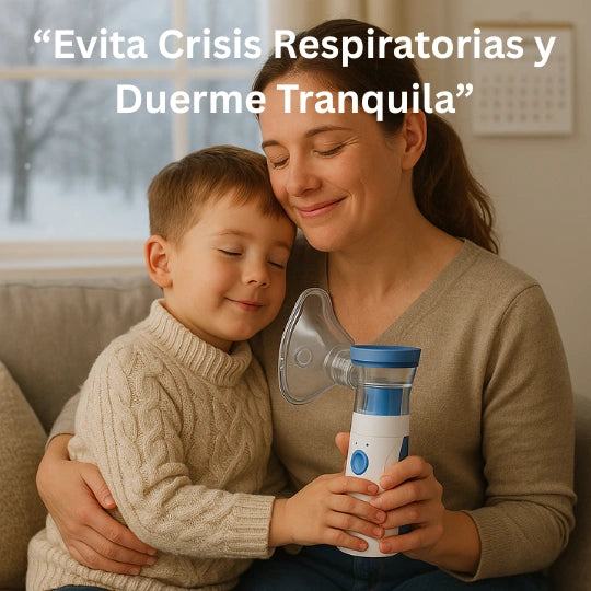 Nebulizador Portátil - Alivia la Respiración - Tranquilidad Respiratoria para tu Hijo en Menos de 5 Minutos