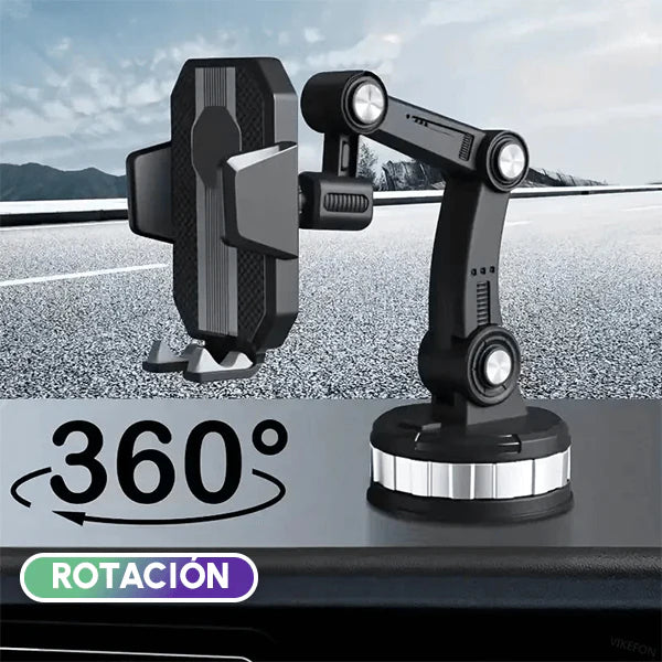 Soporte Magnético 360° - Sujeta tu Celular sin Vibraciones - Conduce Seguro y Sin Distracciones desde el Primer Día