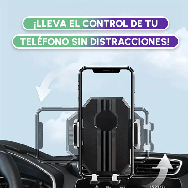 Soporte Magnético 360° - Sujeta tu Celular sin Vibraciones - Conduce Seguro y Sin Distracciones desde el Primer Día