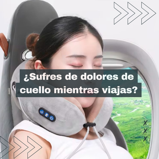 RelaxEase: "Masajeador Almohada Eléctrico Cuello"