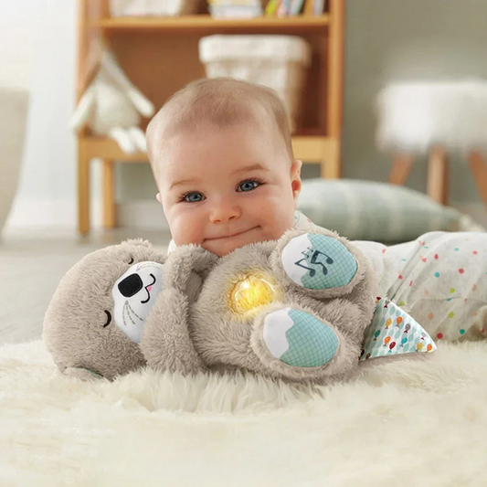 Breathing Cuddle Otter: "Nutria Peluche De Apego Con Respiracion"