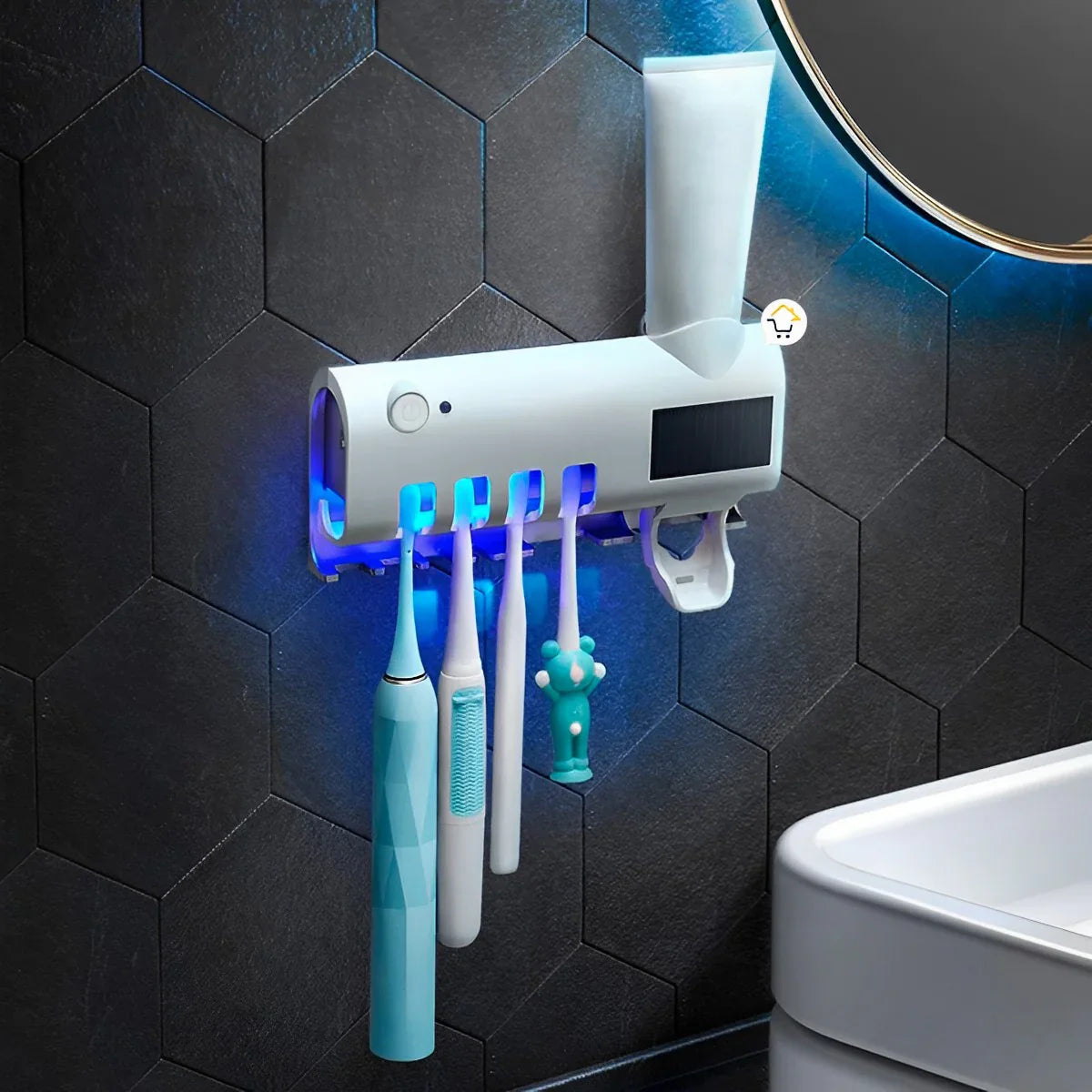 GermFree Stand:"Soporte Esterilizador de Cepillos"