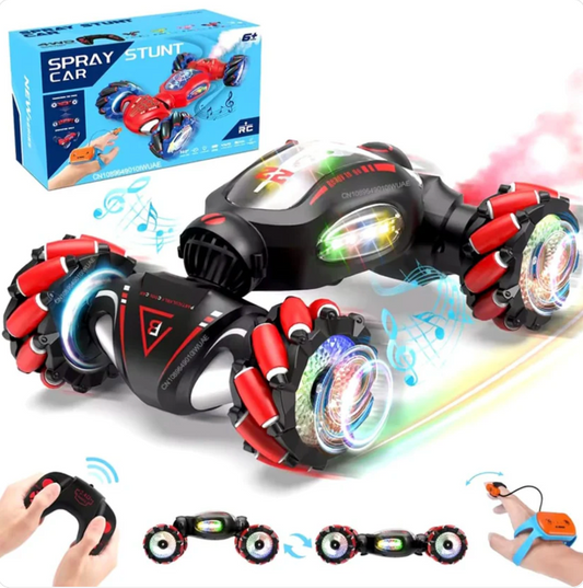 SpinMaster 360 RC Car:"Auto A Control Remoto Sensor Movimiento +Control Remoto +Control Remoto Sensor Muñeca"