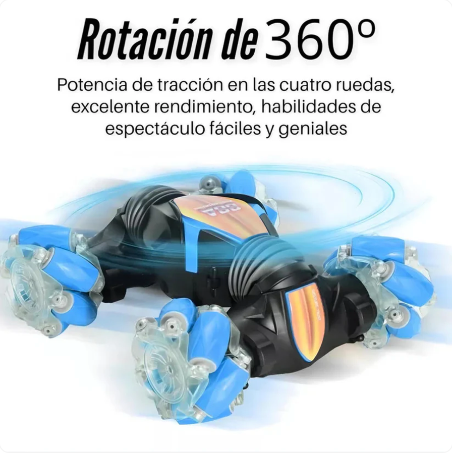 SpinMaster 360 RC Car:"Auto A Control Remoto Sensor Movimiento +Control Remoto +Control Remoto Sensor Muñeca"