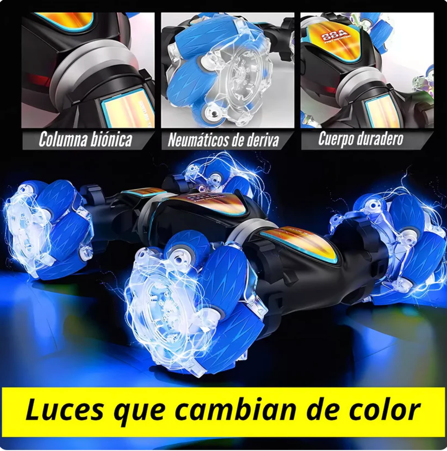 SpinMaster 360 RC Car:"Auto A Control Remoto Sensor Movimiento +Control Remoto +Control Remoto Sensor Muñeca"