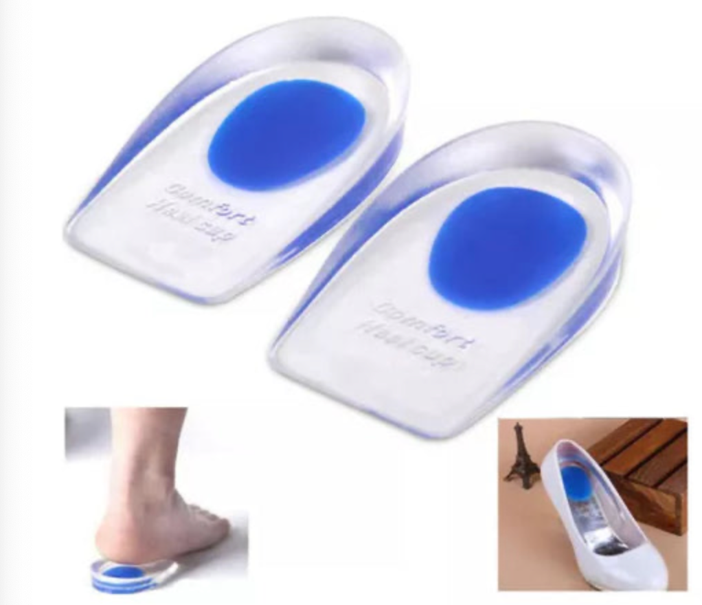 ComfortFit:"Plantillas Ortopédicas Taloneras Silicona"