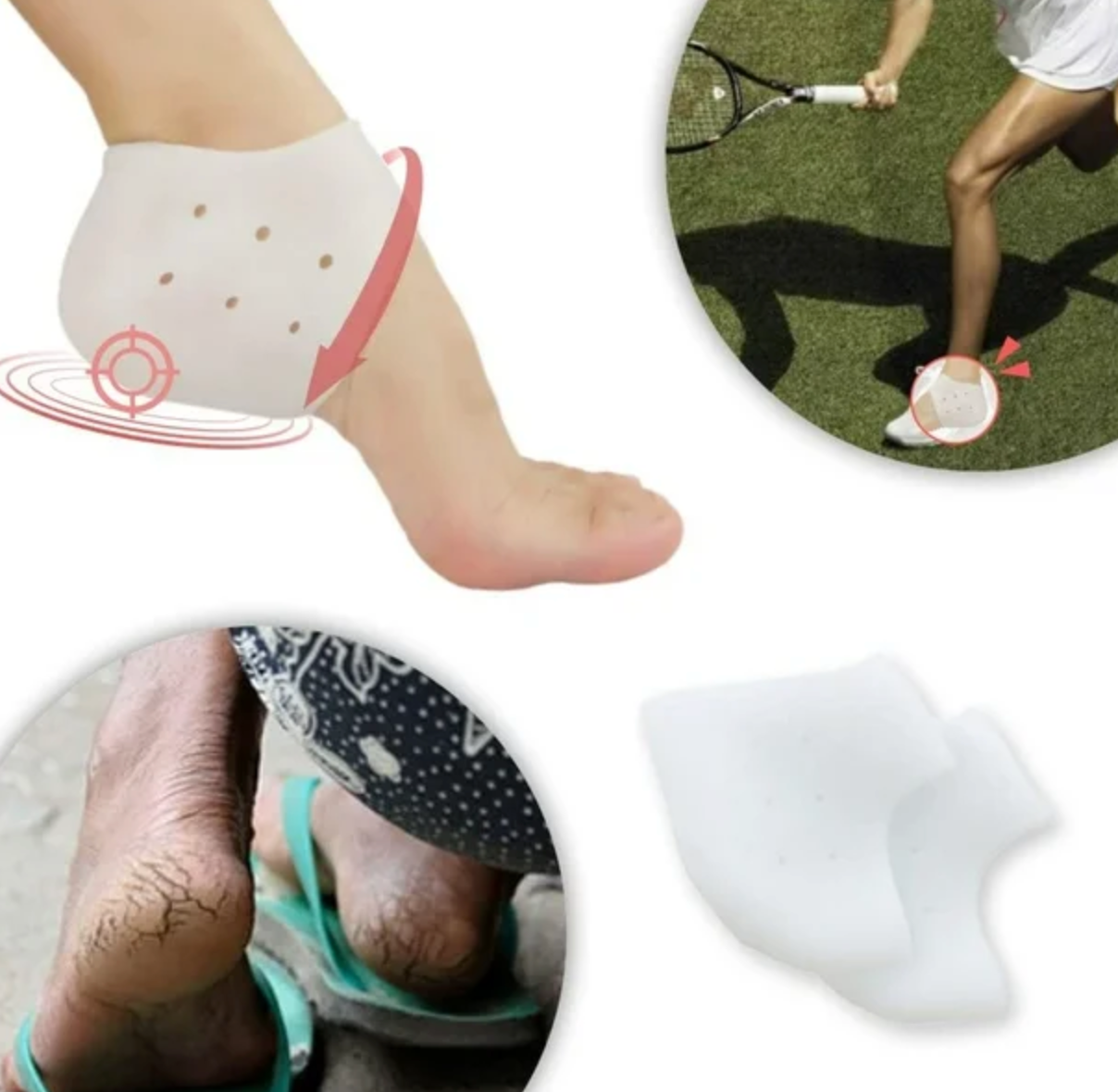 HeelGuard :"🦶Plantilla Talón Pie Agrietado Talonera"