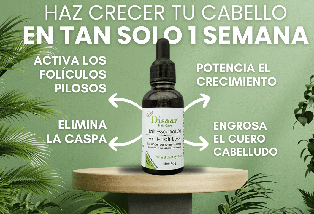 SERUM ANTICAIDA DISAAR + 🎁SHAMPOO ANTICAIDA DE REGALO🎁.
