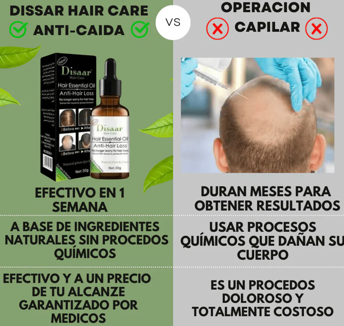 SERUM ANTICAIDA DISAAR + 🎁SHAMPOO ANTICAIDA DE REGALO🎁.