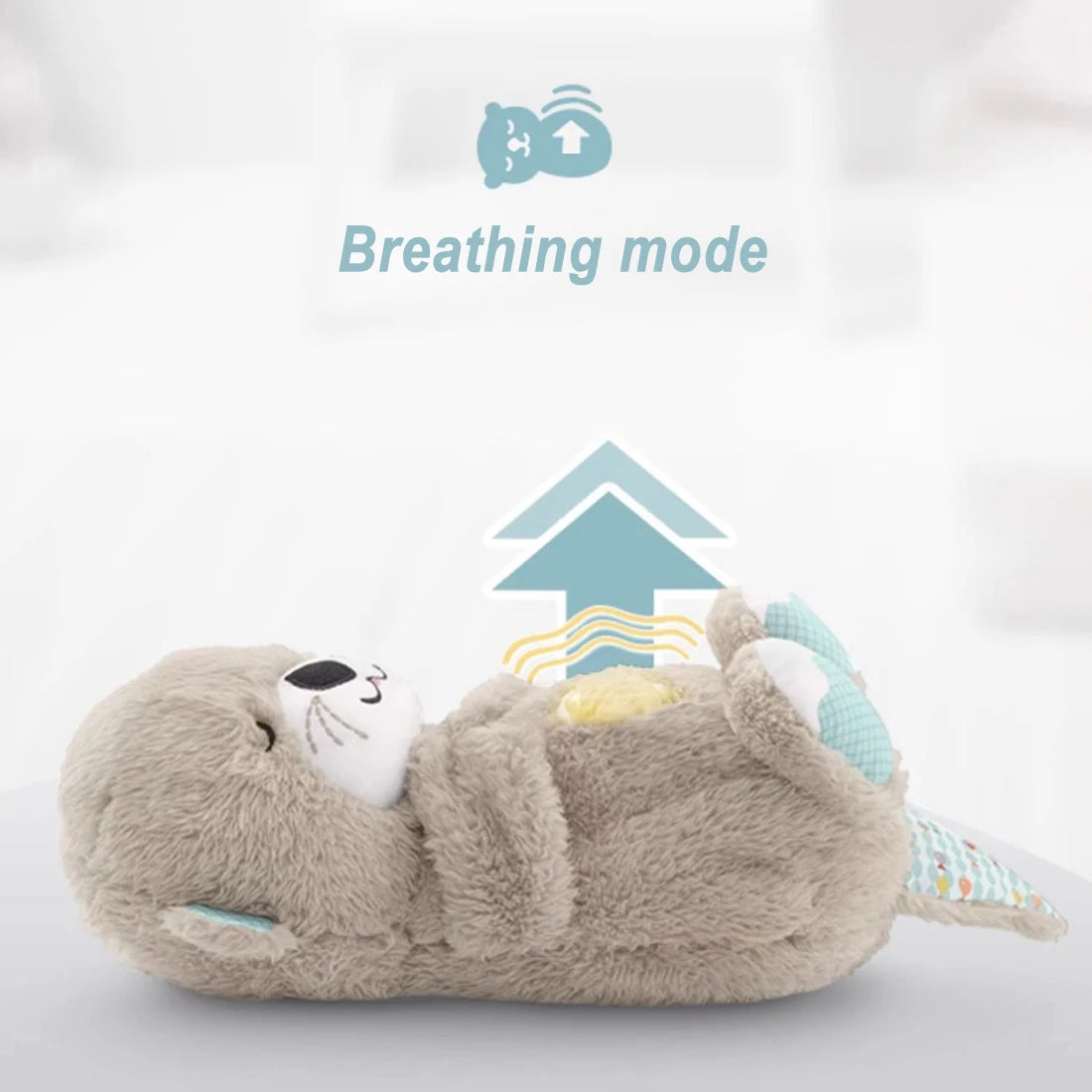 Breathing Cuddle Otter: "Nutria Peluche De Apego Con Respiracion"