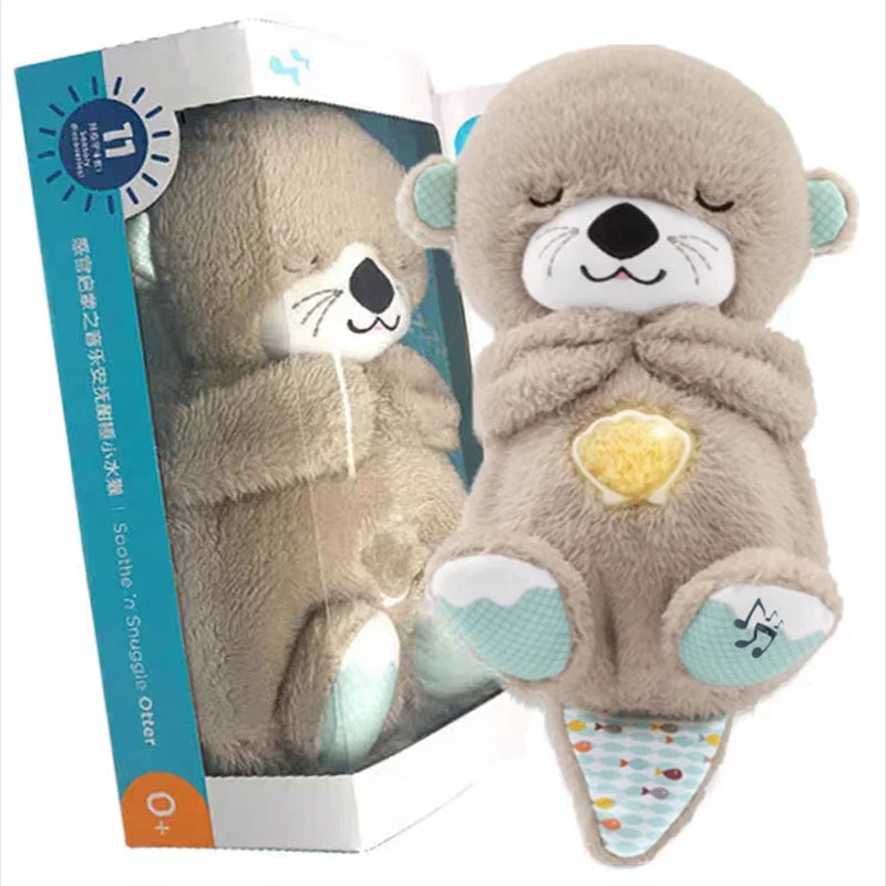 Breathing Cuddle Otter: "Nutria Peluche De Apego Con Respiracion"