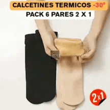 Pack Invierno Total – Pies Siempre Calientes, Vayas Donde Vayas-Pack de 6 Paga 1 y Lleva 2