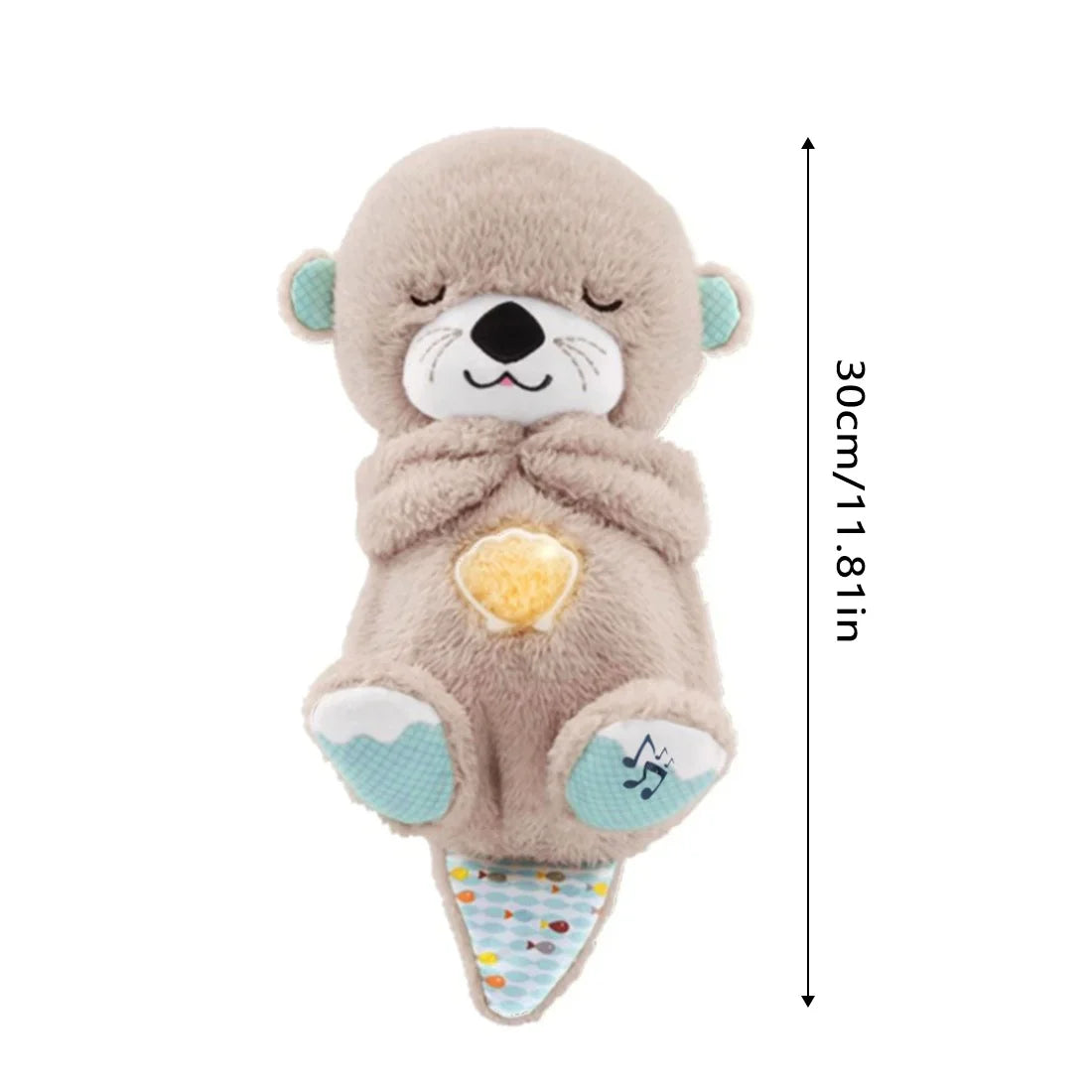 Breathing Cuddle Otter: "Nutria Peluche De Apego Con Respiracion"