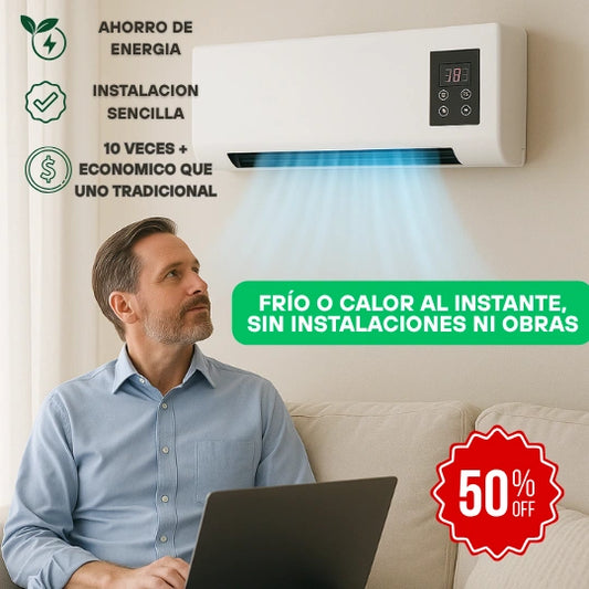 Aire Acondicionado 2en1 – Frío y Calor Instantáneo – Climatiza tu hogar en segundos sin instalación + Regalo