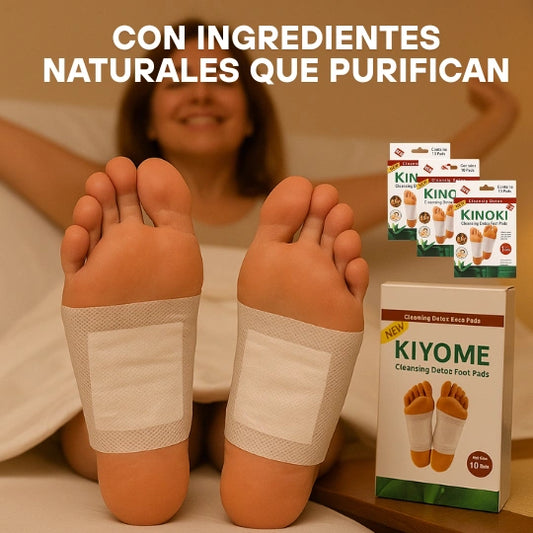 Parches Detox para Pies – Limpian tu cuerpo mientras duermes – Siéntete más liviana en solo 7 noches