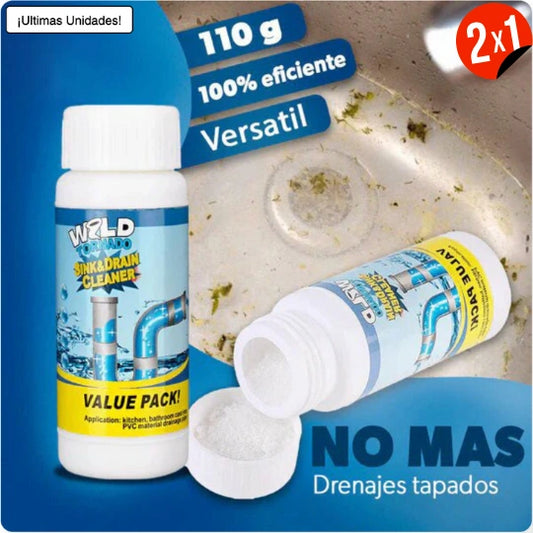 Destapador de Cañerías - Elimina Atascos al Instante - Tuberías Libres en Menos de 5 Minutos