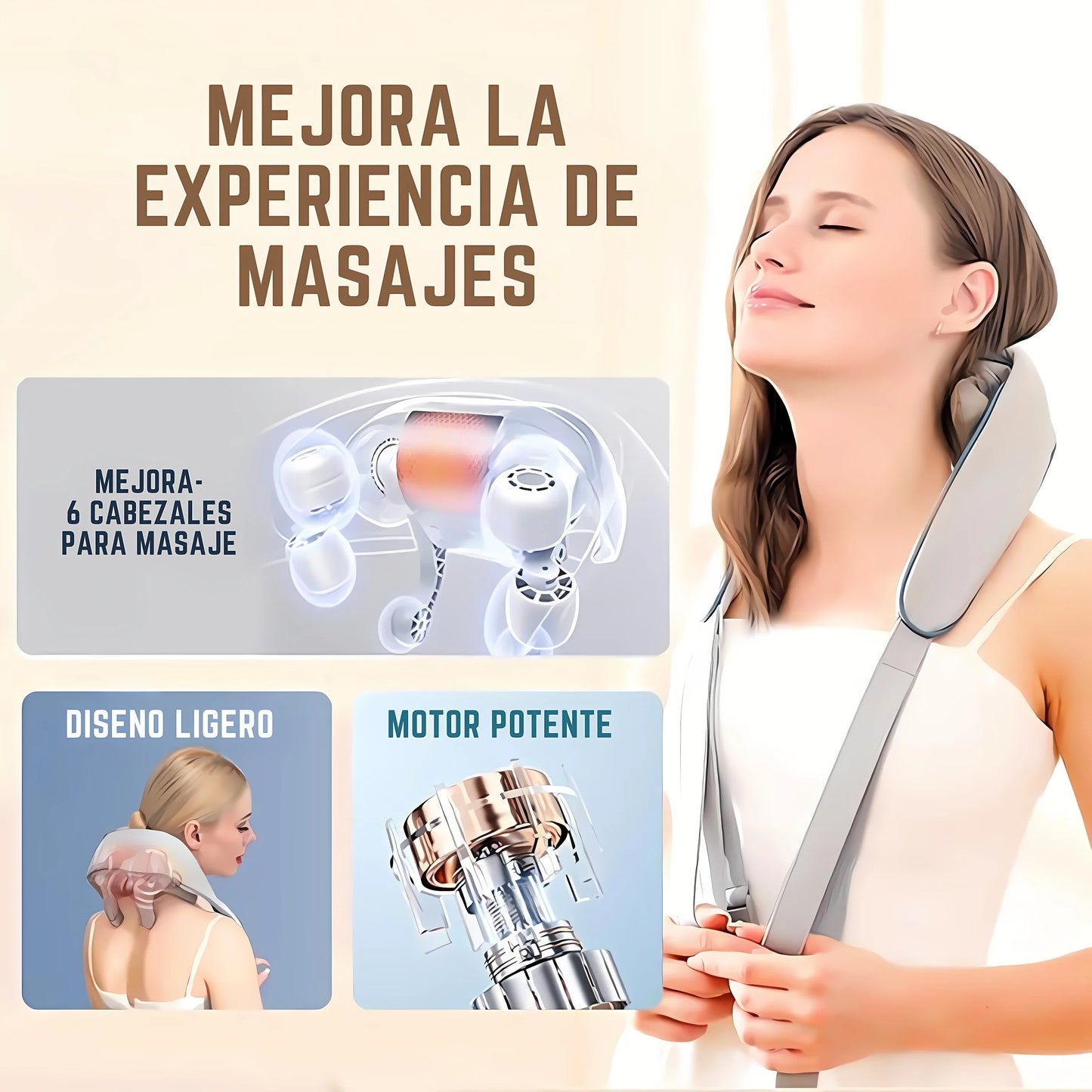 Wireless Massager : "Increible Masajeador Inalambrico Con Calor"