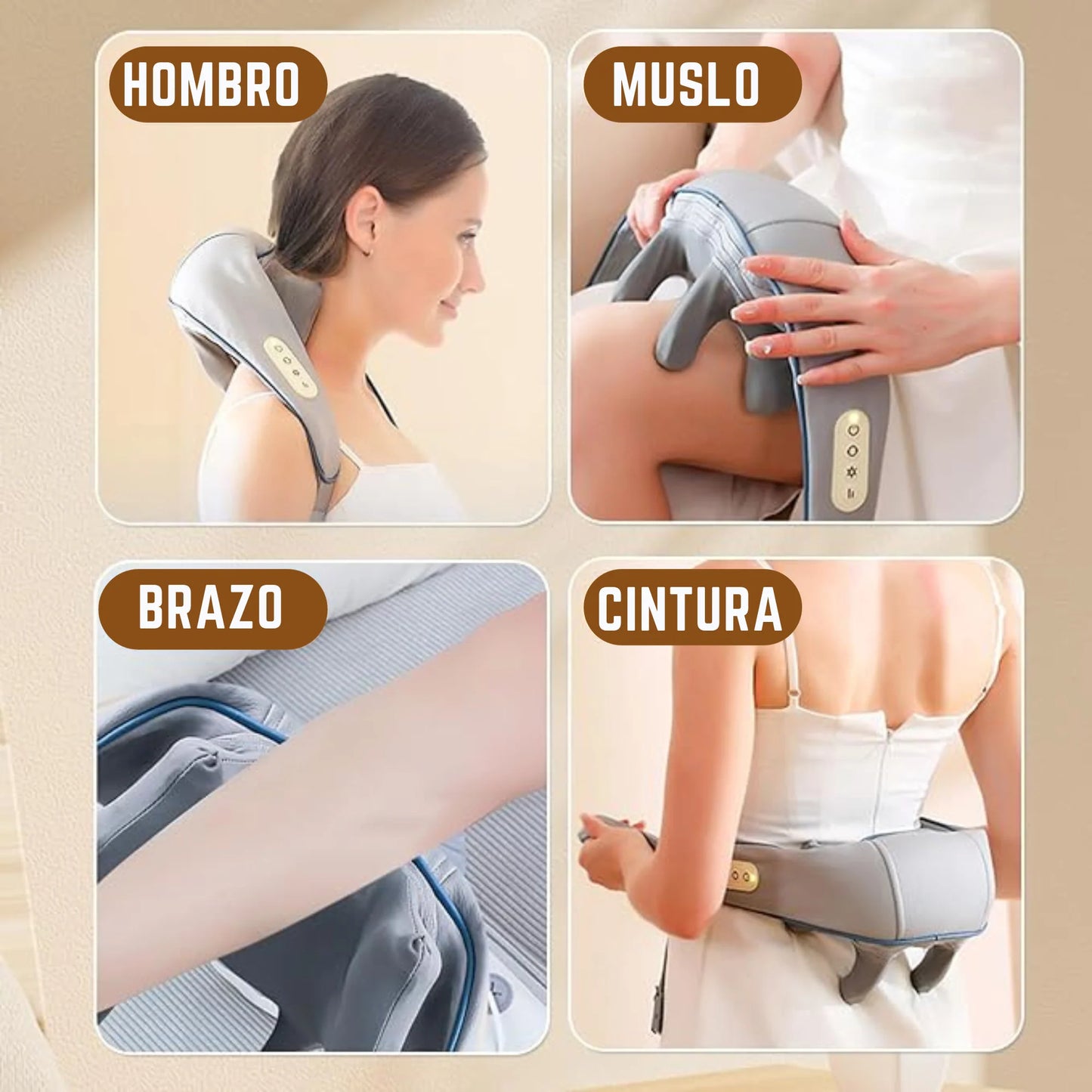 Wireless Massager : "Increible Masajeador Inalambrico Con Calor"