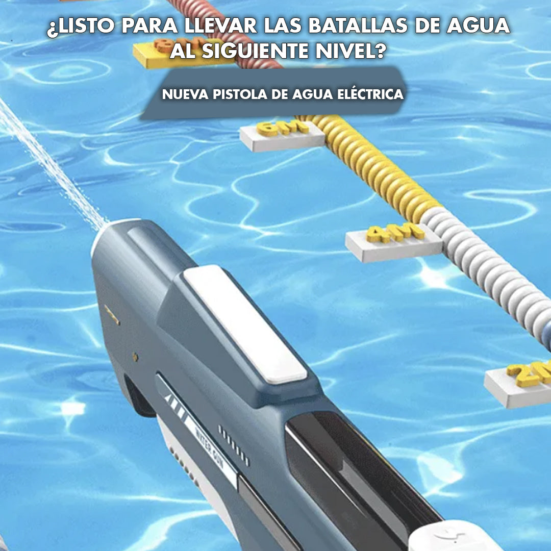 MegaSplash Pro :"Pistola De Agua Eléctrica Grande"